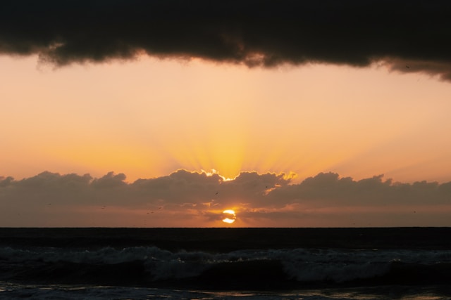 Sun Behind Clouds